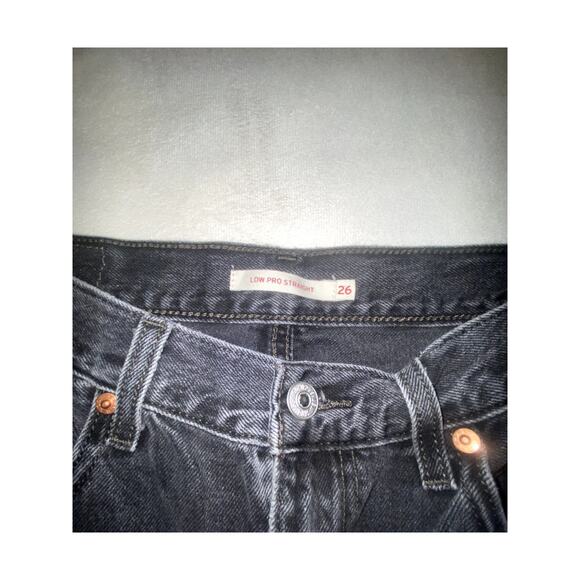 NWOT Levis Low Pro Womens Jeans Black Size 26 - Picture 5 of 5